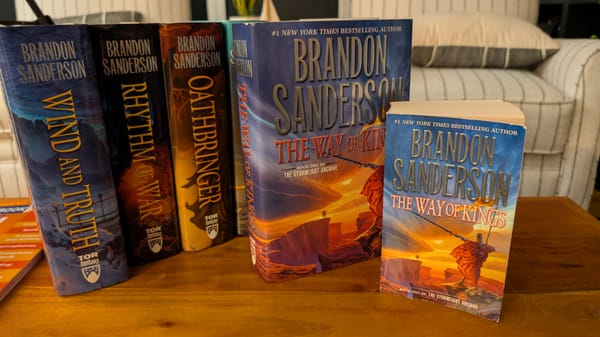 Comparing the blurbs on The Way of Kings
